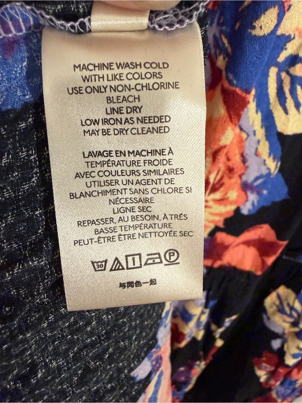 NWT Free People Floral Brunch a Bunch Button Front Tunic Dress XL Black Multi - Picture 9 of 12